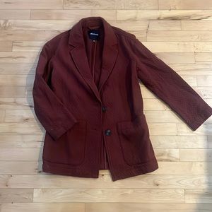 Madewell reddish brown women's size xxs blazer